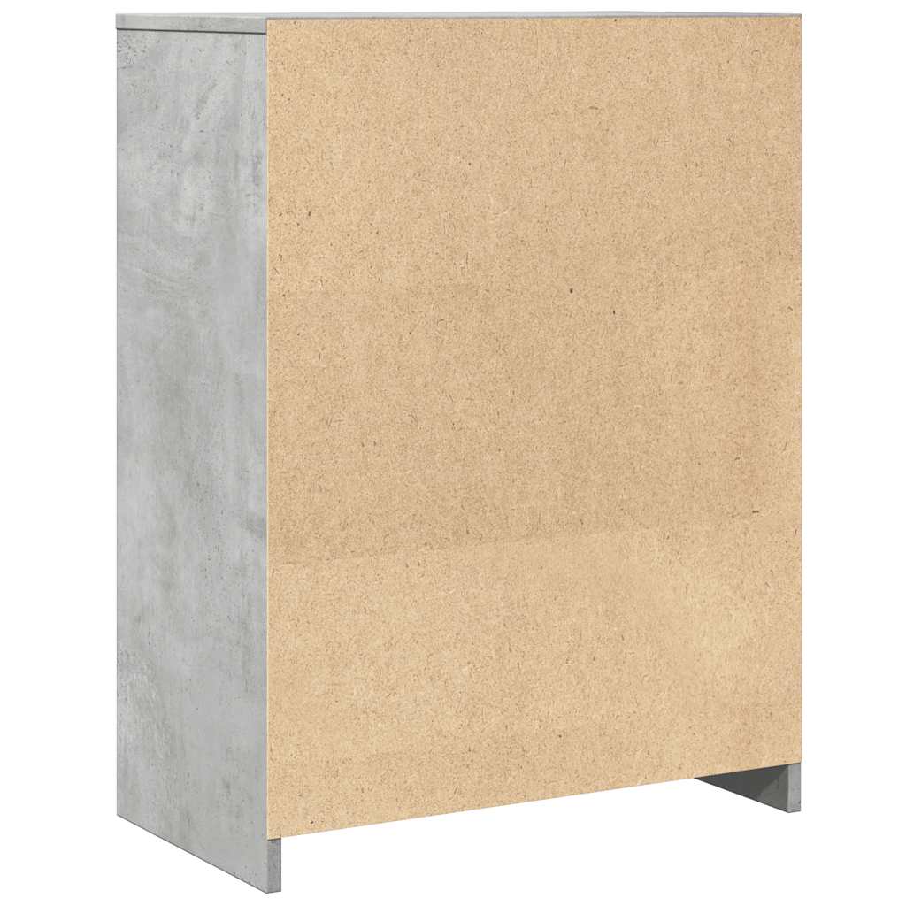 Mobile da Bagno Grigio Cemento 60x33x80 cm in Legno tecnico | homemem39