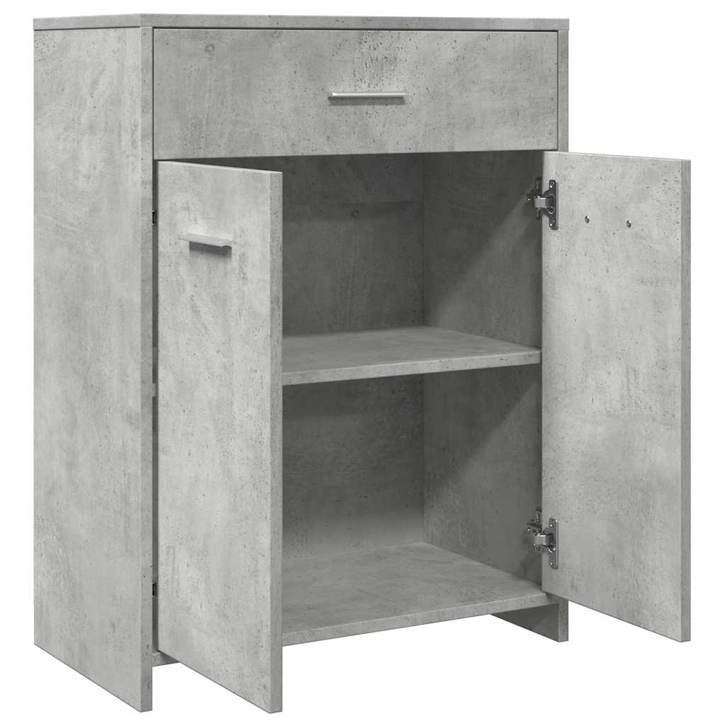 Mobile da Bagno Grigio Cemento 60x33x80 cm in Legno tecnico | homemem39