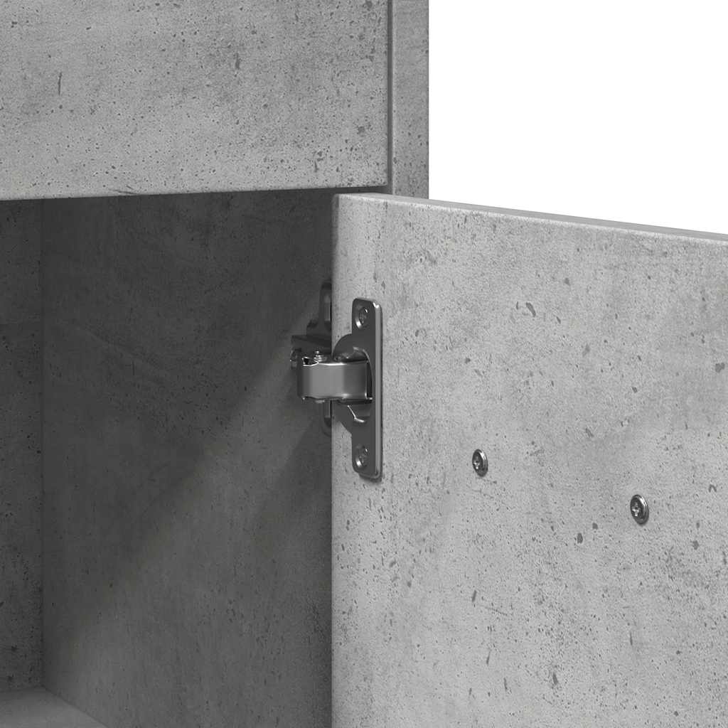 Mobile da Bagno Grigio Cemento 60x33x80 cm in Legno tecnico | homemem39