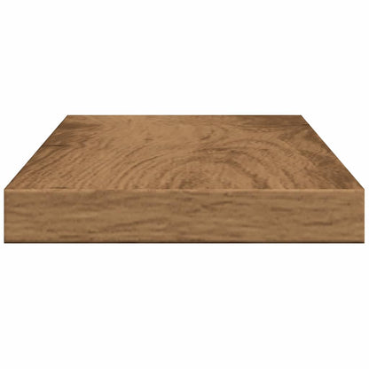 Mensole Parete 4pz Rovere Artigianale 40x10x1,5cm in Truciolato - homemem39