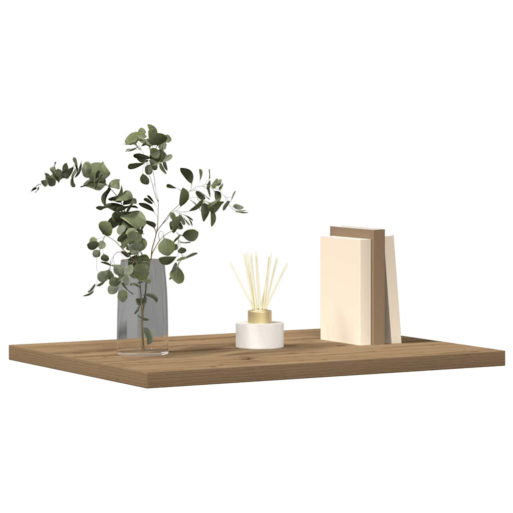 Ripiani per Libreria 4 pz Rovere 60x10x1,5 cm Legno Multistrato - homemem39