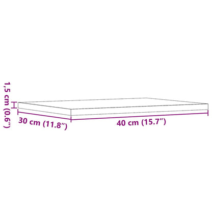 Ripiani per Libreria 4 pz Rovere 60x10x1,5 cm Legno Multistrato - homemem39