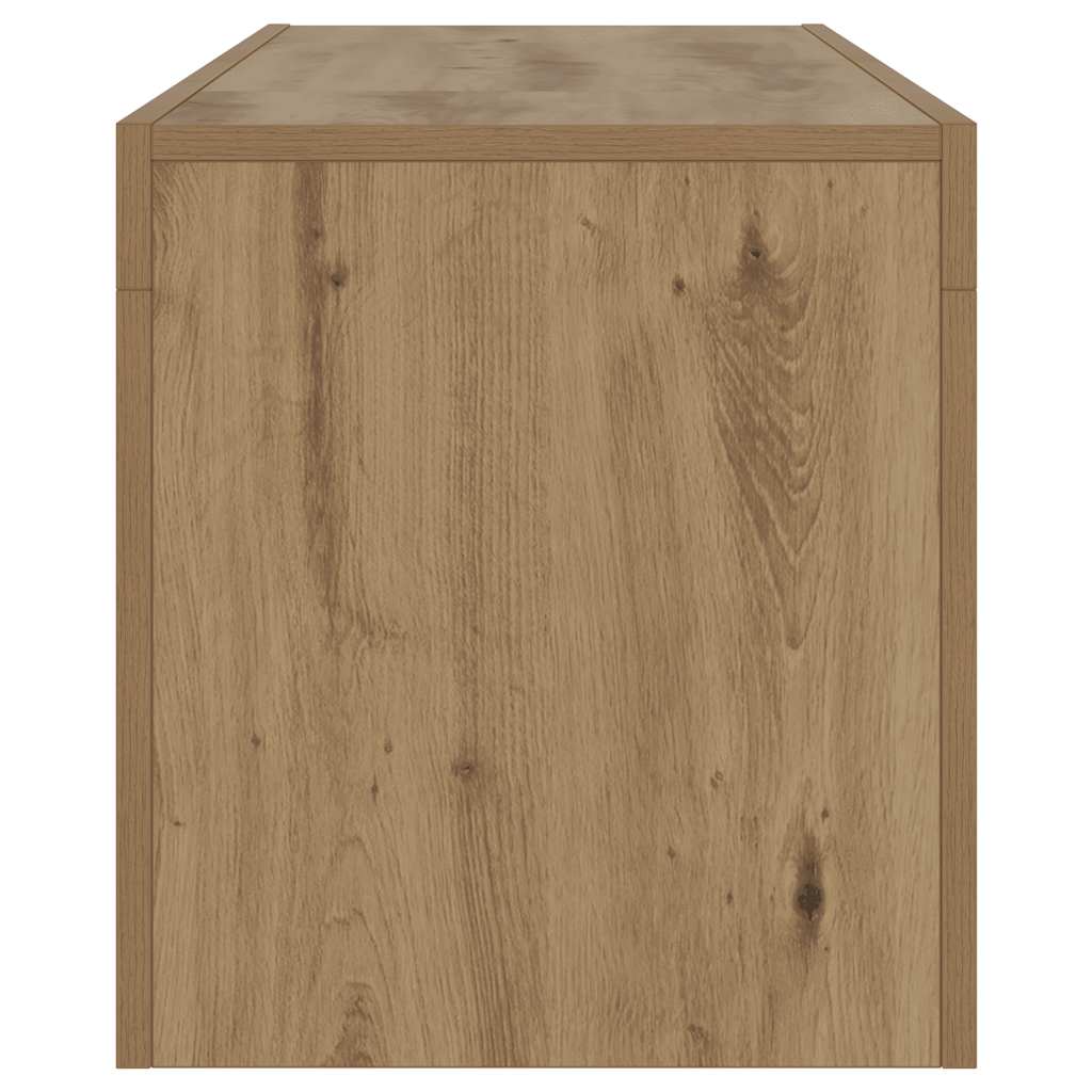 Mobile Porta TV con LED Artigianale 200x25x44 cm Multistrato