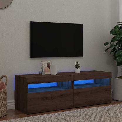Mobili Porta TV con LED 2 pz Artigianale in Legno Multistrato - homemem39