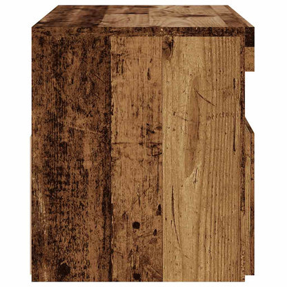 Mobili Porta TV con LED 2 pz Legno Antico in Legno Multistrato - homemem39