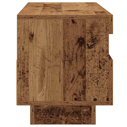 Mobile Porta TV con LED Legno Antico 100x35x40 cm Truciolato - homemem39
