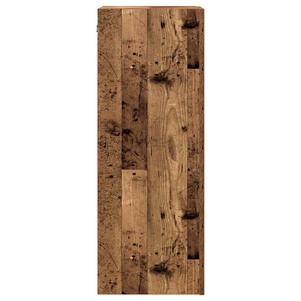 Mobili TV 2 pz Legno Antico 30,5x30x90 cm in Legno Multistrato | homemem39
