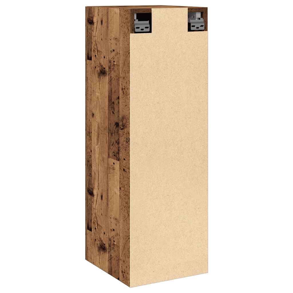 Mobili TV 2 pz Legno Antico 30,5x30x90 cm in Legno Multistrato | homemem39