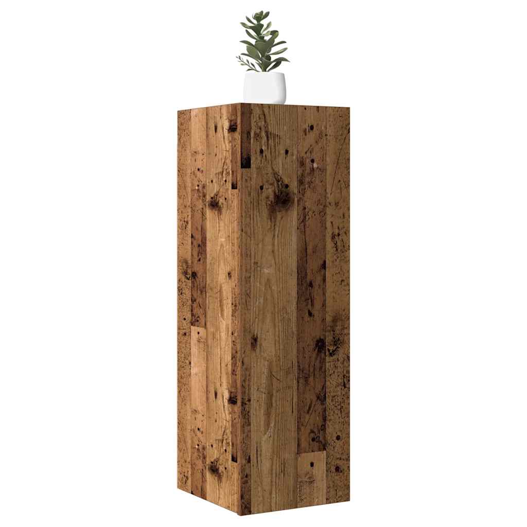 Mobili TV 2 pz Legno Antico 30,5x30x90 cm in Legno Multistrato