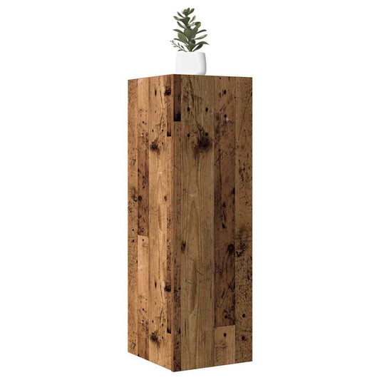 Mobili TV 2 pz Legno Antico 30,5x30x90 cm in Legno Multistrato