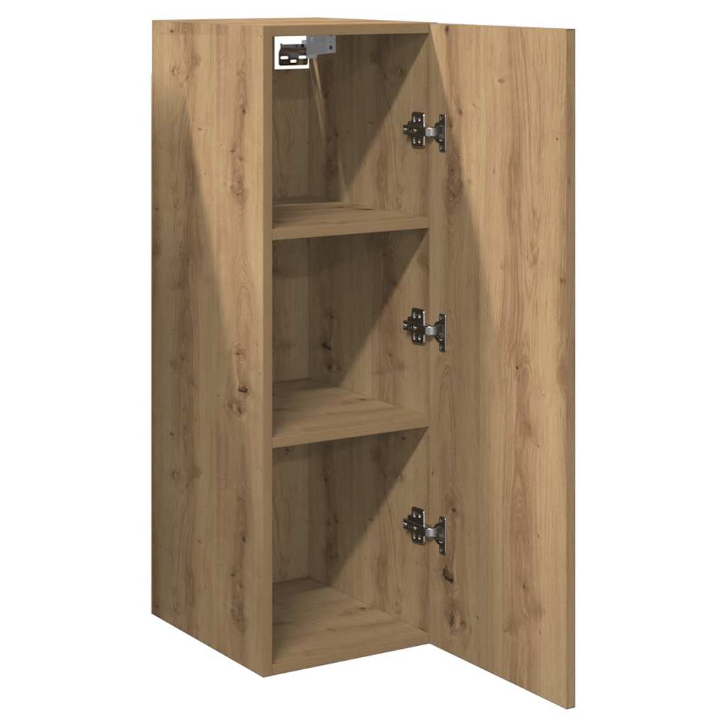Mobili TV 2 pz Artigianale 30,5x30x90 cm Legno Multistrato - homemem39