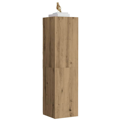 Mobile TV Rovere Artigianale 30,5x30x110cm in Legno Multistrato | homemem39
