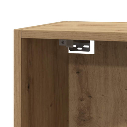 Mobile TV Rovere Artigianale 30,5x30x110cm in Legno Multistrato | homemem39