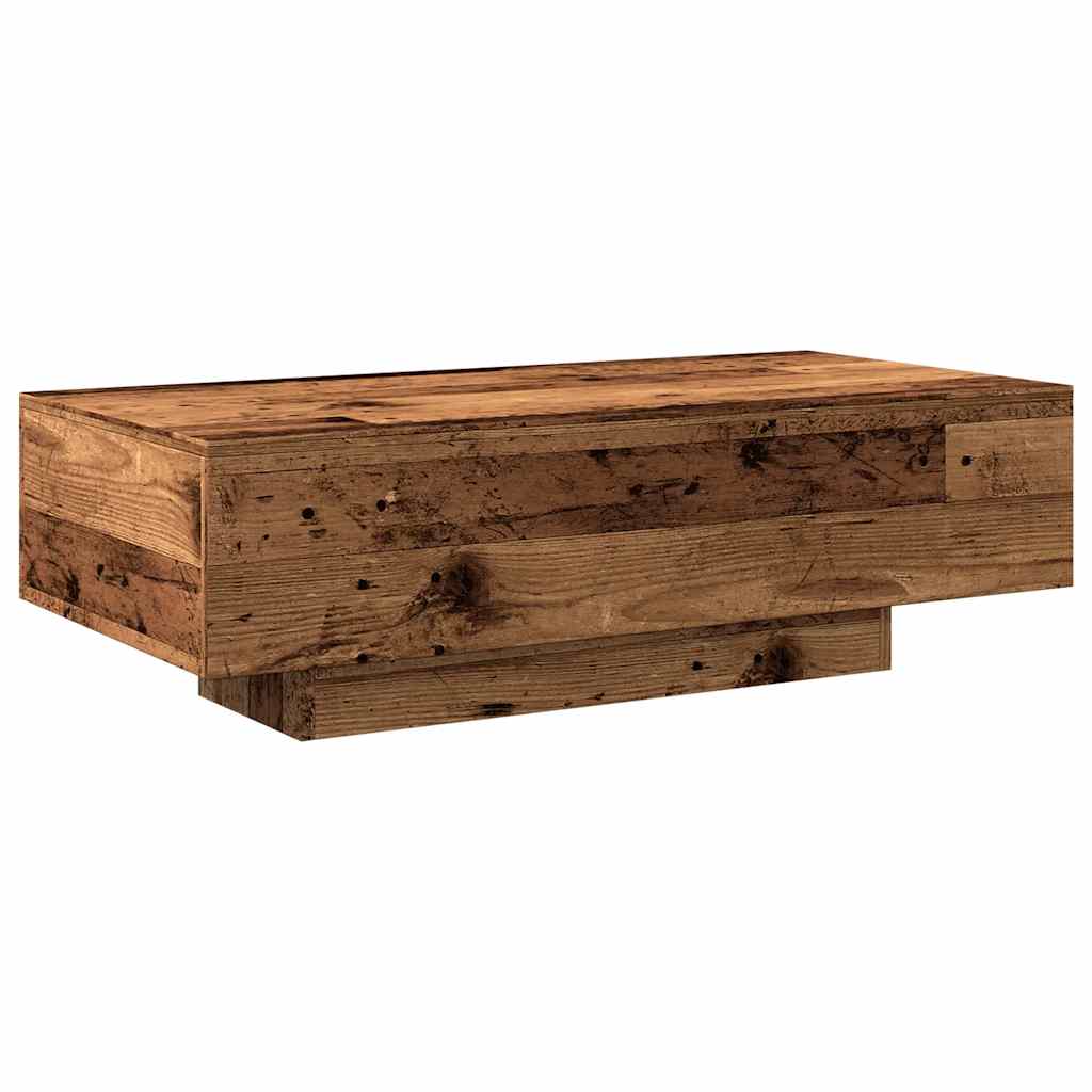 Tavolino Salotto Legno Antico 100x49,5x31 cm Legno Multistrato | homemem39