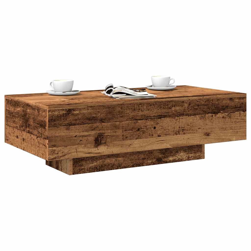 Tavolino Salotto Legno Antico 100x49,5x31 cm Legno Multistrato | homemem39
