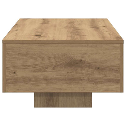 Tavolino Salotto Rovere Artigianale 100x49,5x31cm Multistrato | homemem39