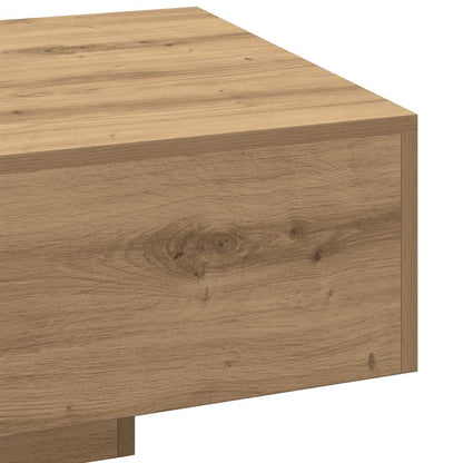 Tavolino Salotto Rovere Artigianale 100x49,5x31cm Multistrato | homemem39