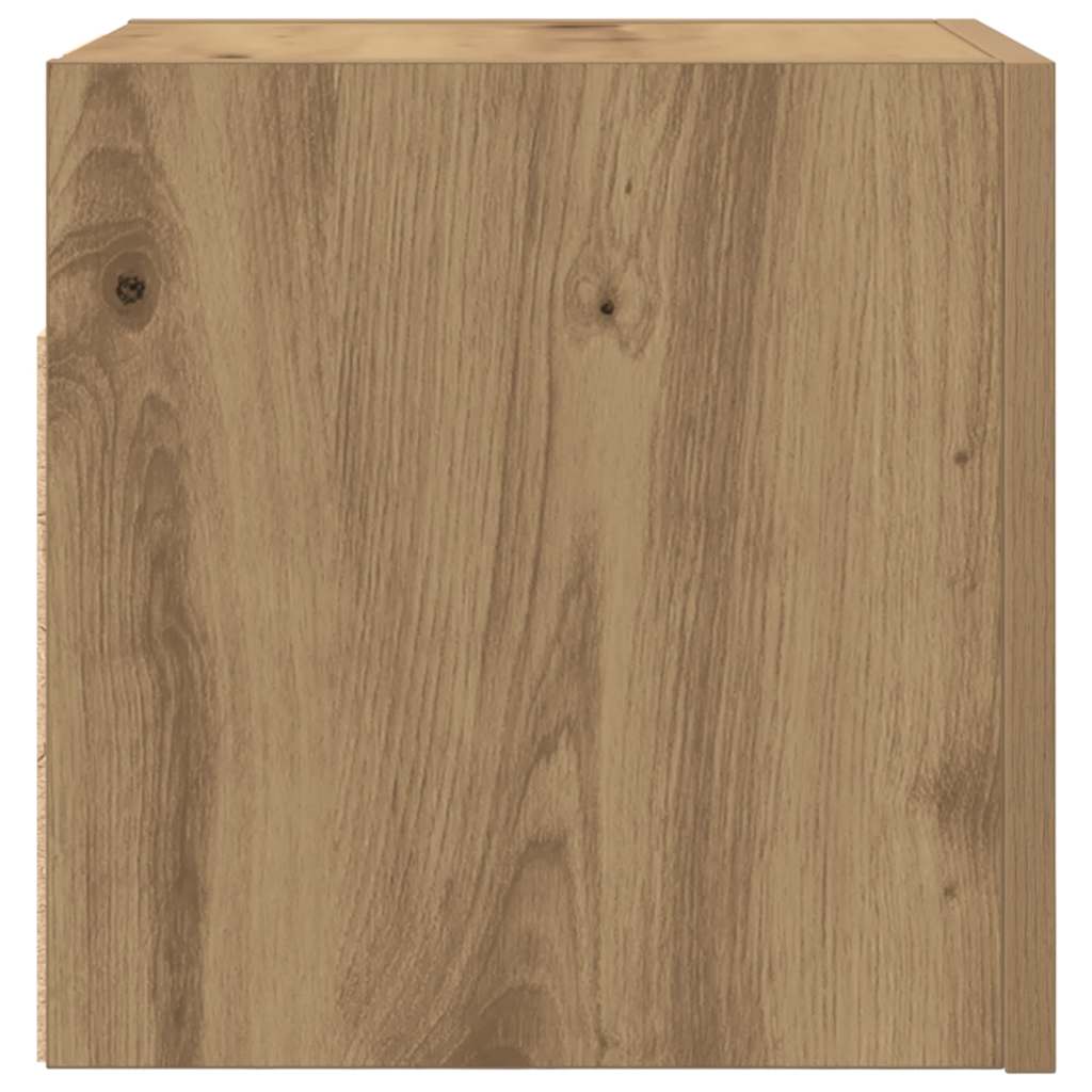 Armadietti TV Montati a Parete 2pz Artigianale 30,5x30x30 cm | homemem39