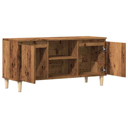 Mobile Porta TV Legno Antico 102x35x50 cm in Legno Multistrato - homemem39