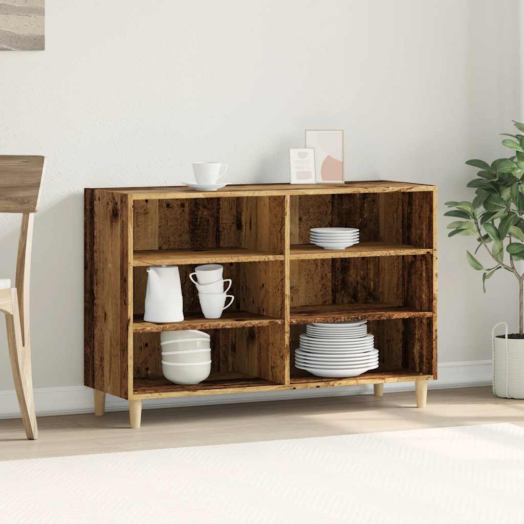 Credenza Legno Antico 103,5x35x70 cm in Truciolato