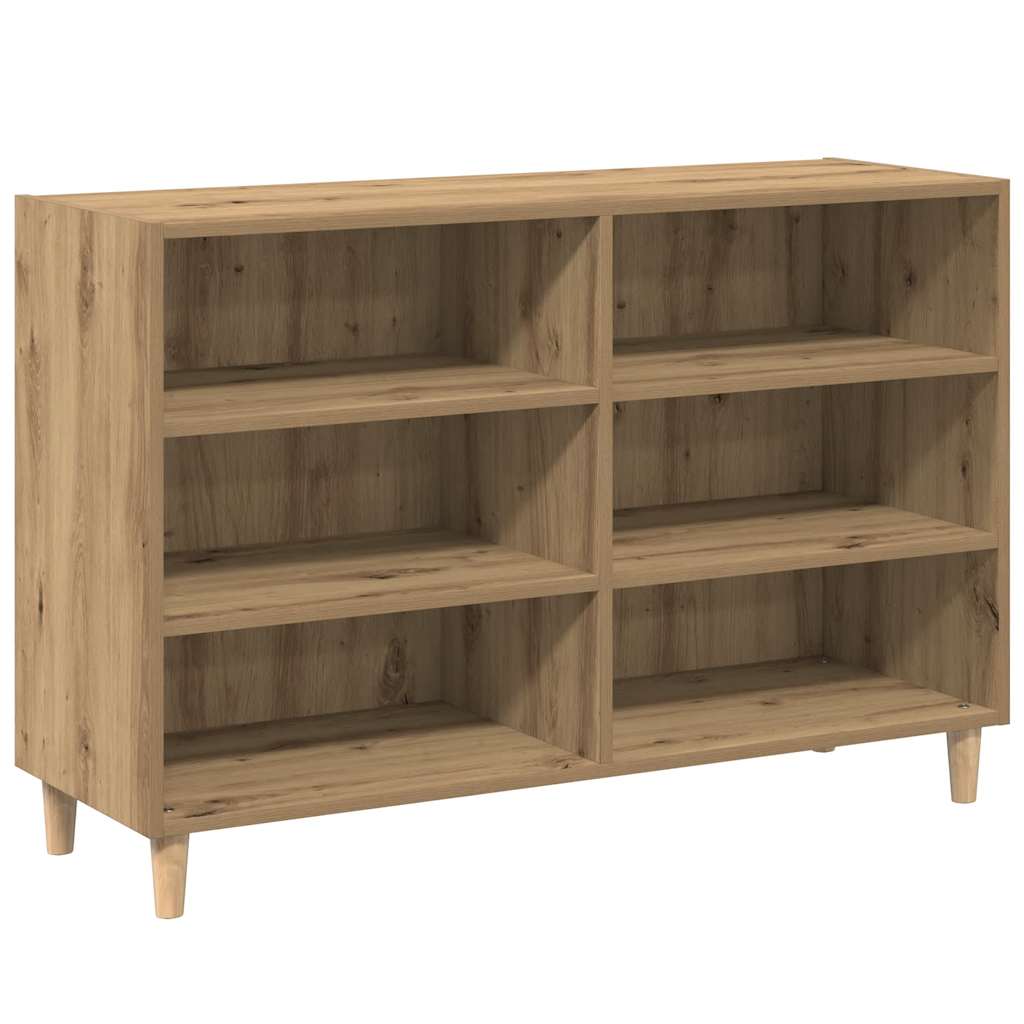 Credenza Rovere Artigianale 103,5x35x70 cm in Truciolato | homemem39