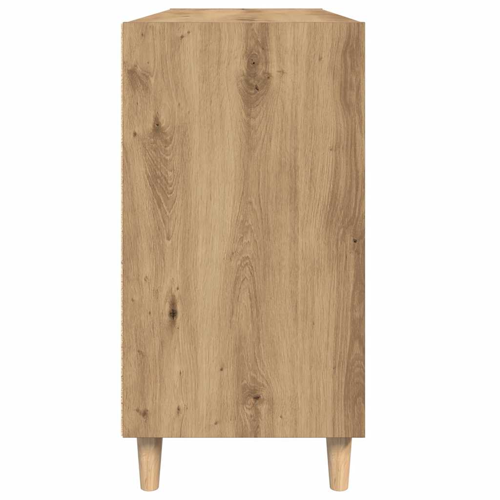 Credenza Rovere Artigianale 103,5x35x70 cm in Truciolato | homemem39