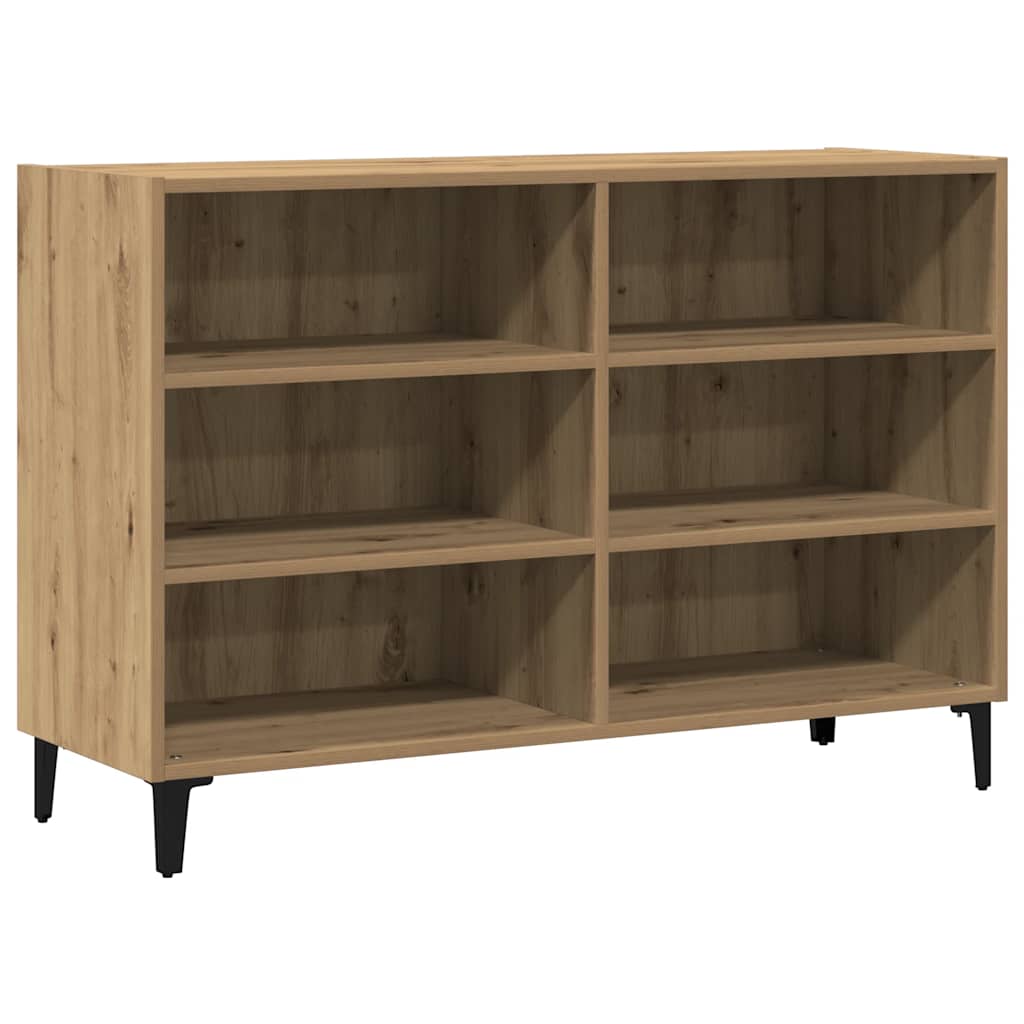 Credenza Rovere Artigianale 103,5x35x70 cm in Truciolato - homemem39