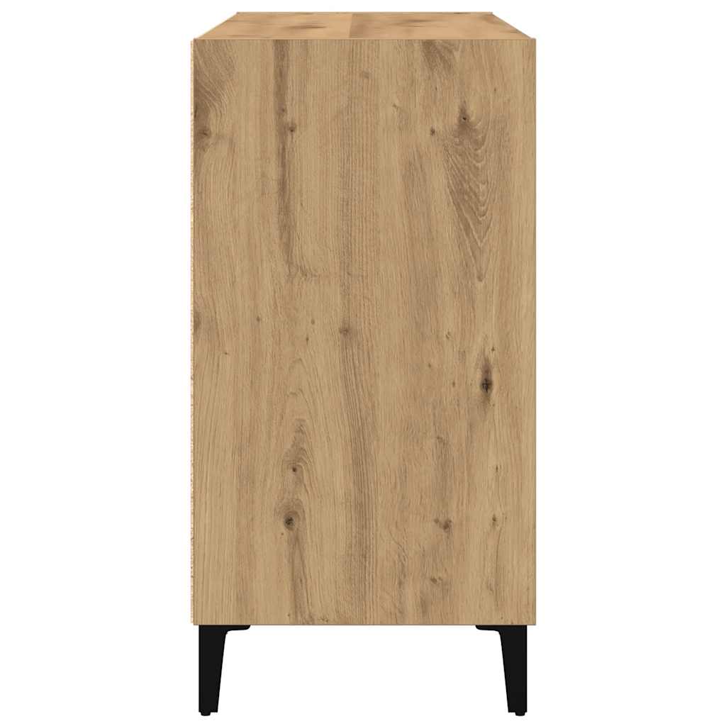 Credenza Rovere Artigianale 103,5x35x70 cm in Truciolato - homemem39