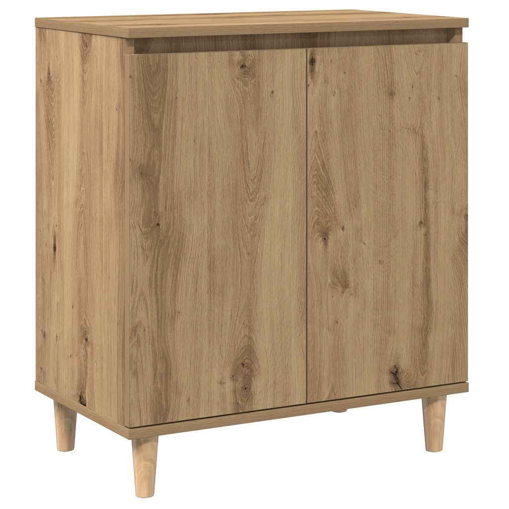 Credenza Rovere Artigianale 60x35x70 cm in Legno Multistrato