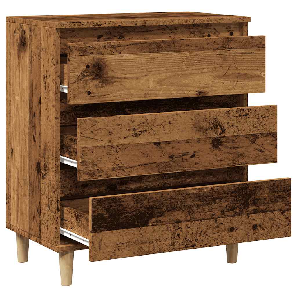 Credenza Legno Vecchio 60x35x70 cm in Legno Multistrato - homemem39