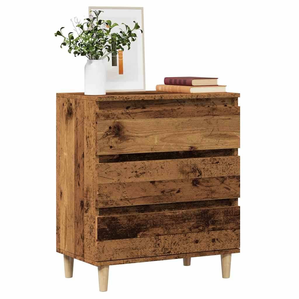 Credenza Legno Vecchio 60x35x70 cm in Legno Multistrato - homemem39