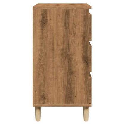 Credenza Rovere Artigianale 60x35x70 cm in Legno Multistrato - homemem39