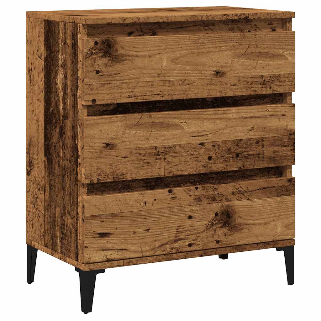 Credenza Legno Vecchio 60x35x70 cm in Legno Multistrato - homemem39