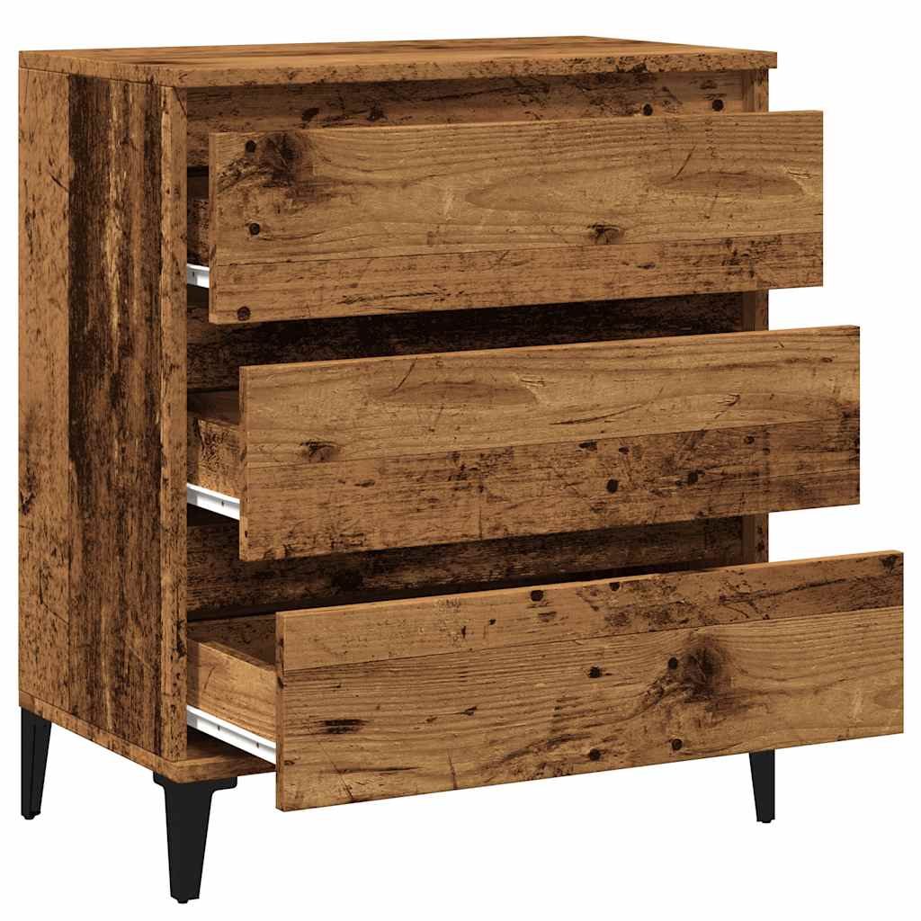 Credenza Legno Vecchio 60x35x70 cm in Legno Multistrato - homemem39