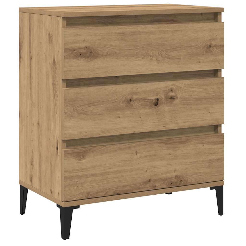 Credenza Rovere Artigianale 60x35x70 cm in Legno Multistrato - homemem39