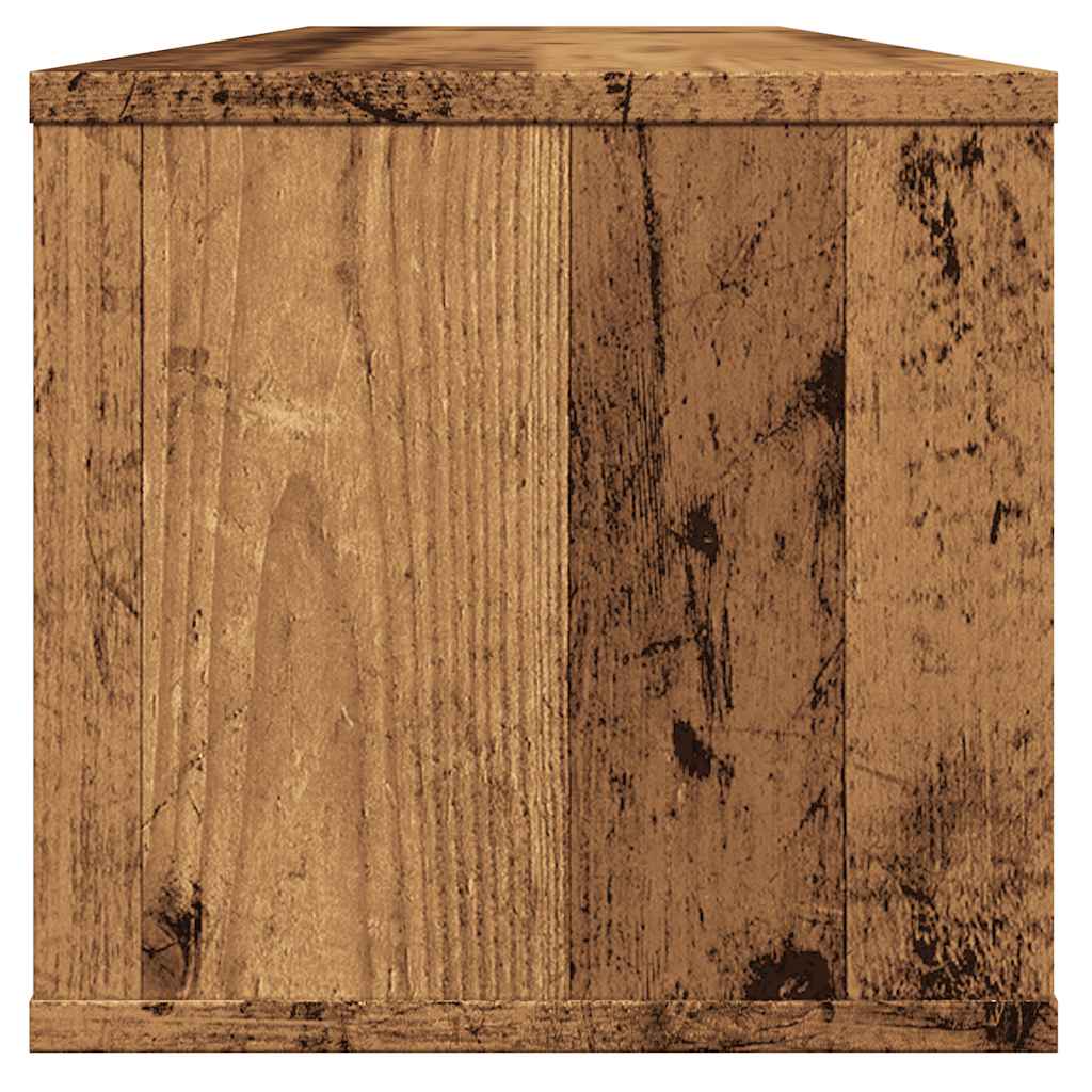 Armadietto a Muro Legno Vecchio 101x30x29 cm in Truciolato | homemem39