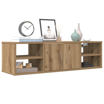 Armadietto a Muro Rovere Artigianale 101x30x29 cm in Truciolato