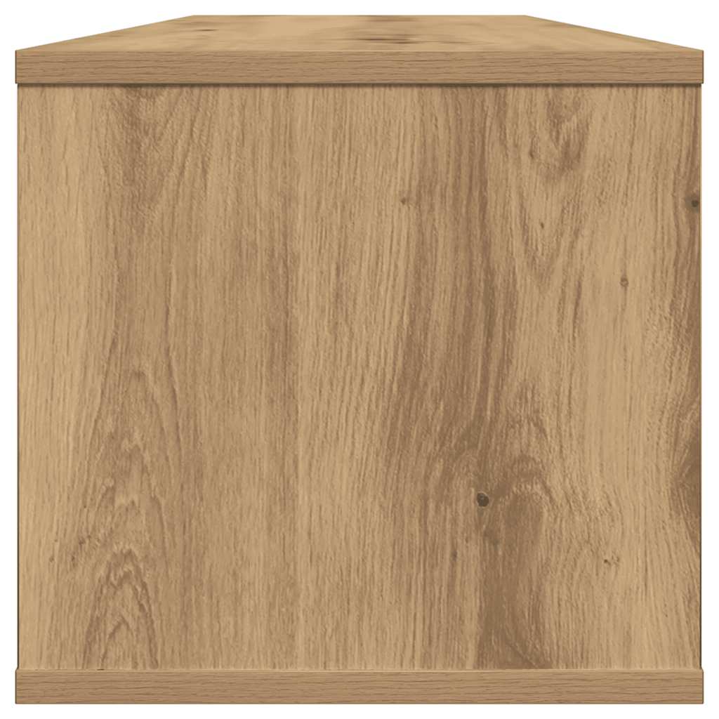 Armadietto a Muro Rovere Artigianale 101x30x29 cm in Truciolato