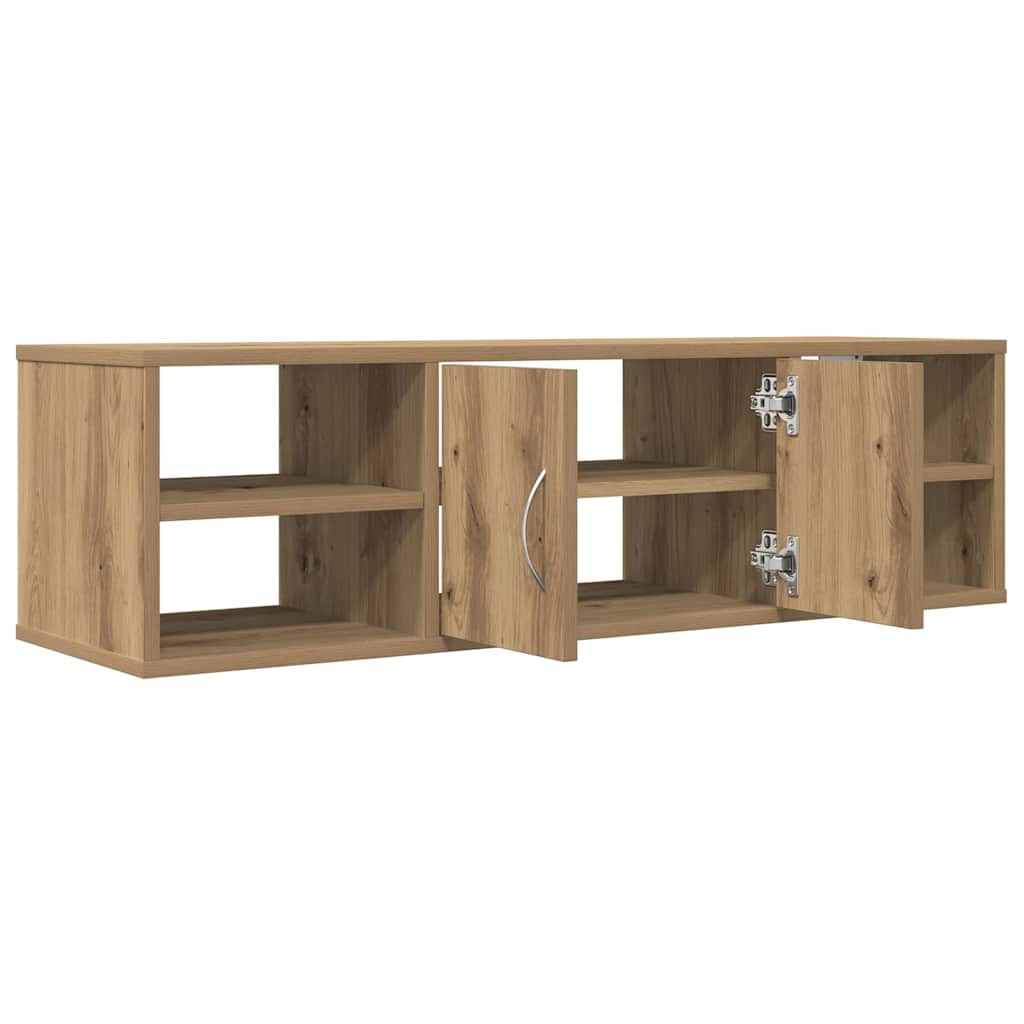 Armadietto a Muro Rovere Artigianale 101x30x29 cm in Truciolato