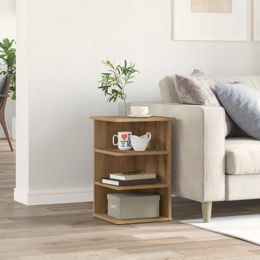 Credenza Rovere Artigianale 35x35x55 cm in Legno Multistrato | homemem39