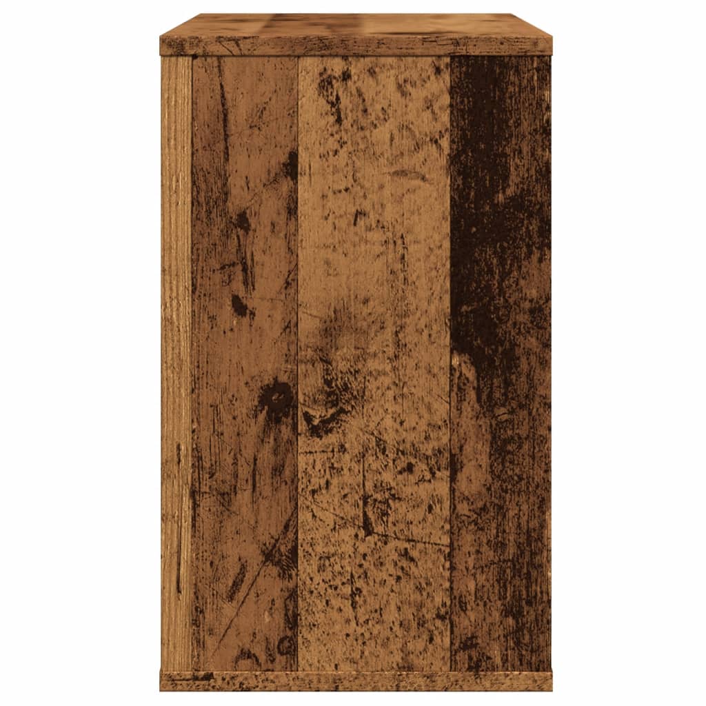 Mobiletto Laterale Legno Antico 60x30x50 cm Legno Multistrato - homemem39