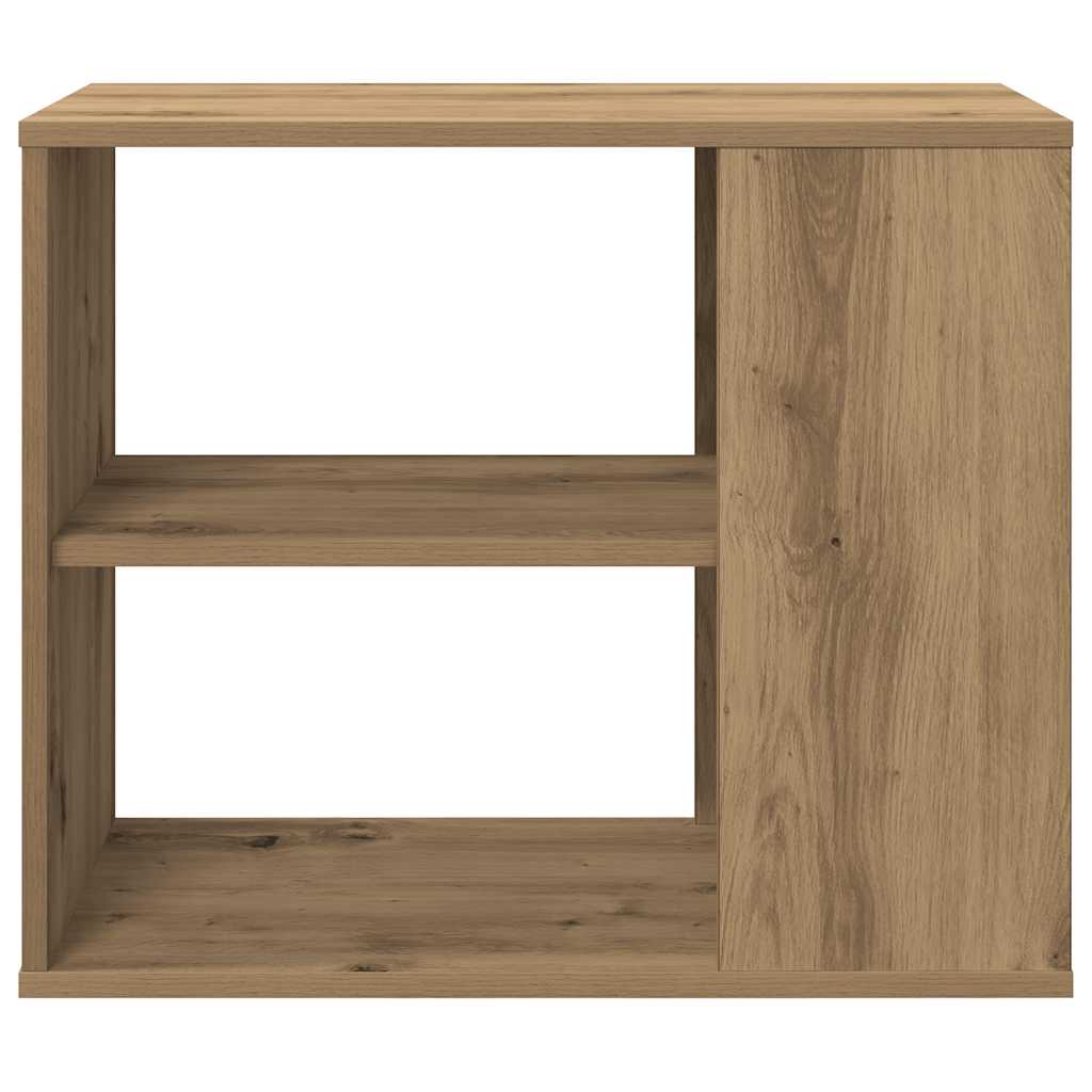 Mobiletto Laterale Rovere Artigianale 60x30x50 cm Multistrato