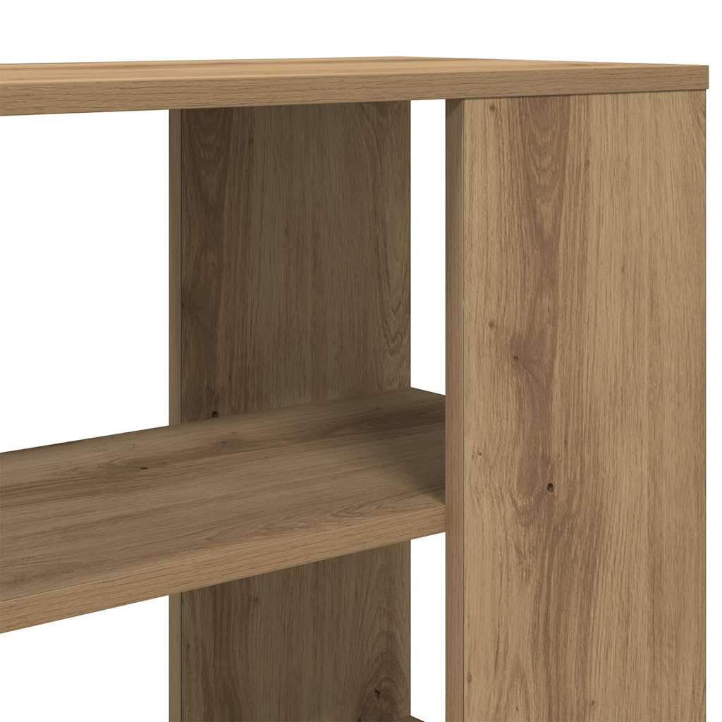 Mobiletto Laterale Rovere Artigianale 60x30x50 cm Multistrato