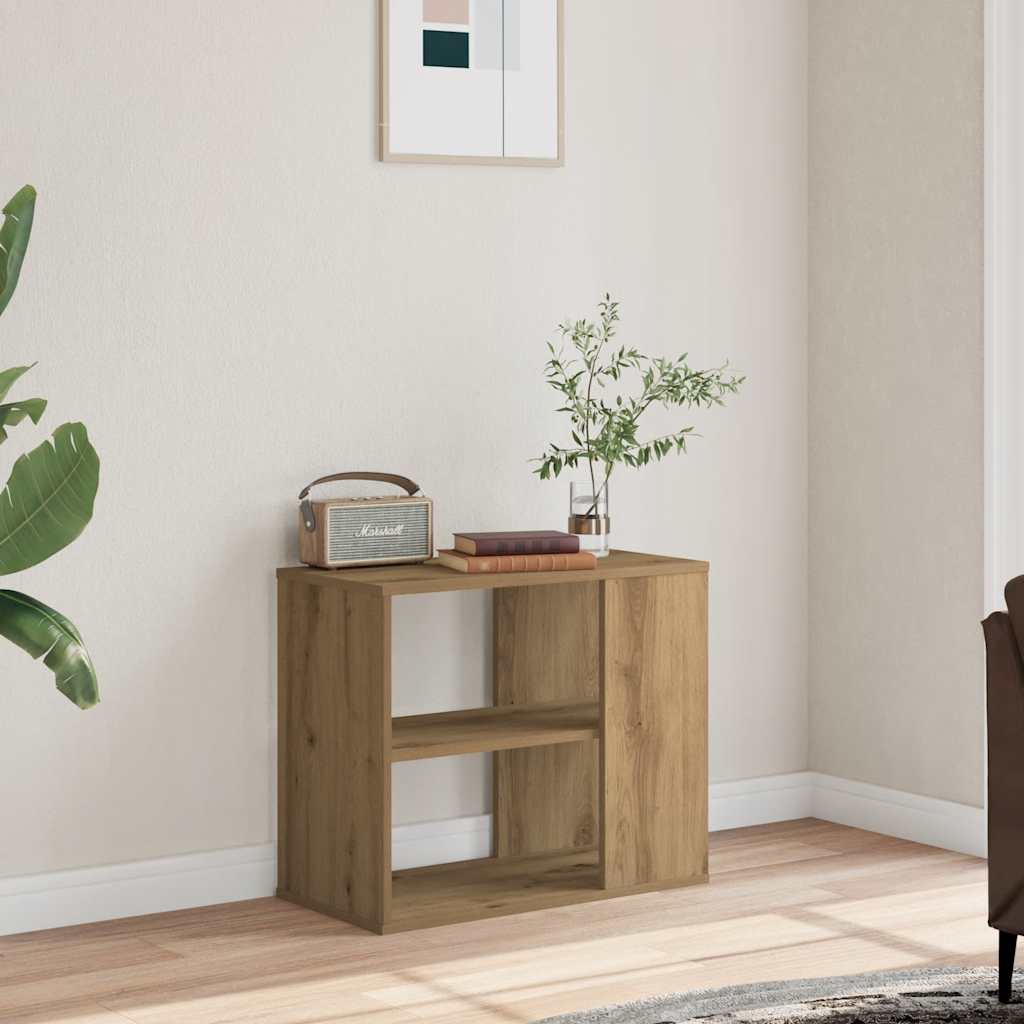 Mobiletto Laterale Rovere Artigianale 60x30x50 cm Multistrato