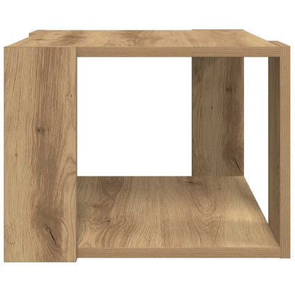 Tavolino Salotto Rovere Artigianale 40x40x30 cm in Truciolato