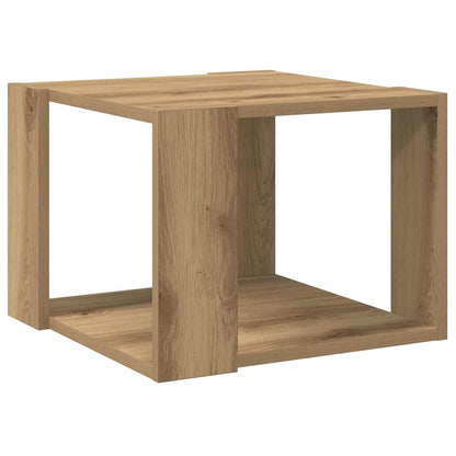 Tavolino Salotto Rovere Artigianale 40x40x30 cm in Truciolato | homemem39