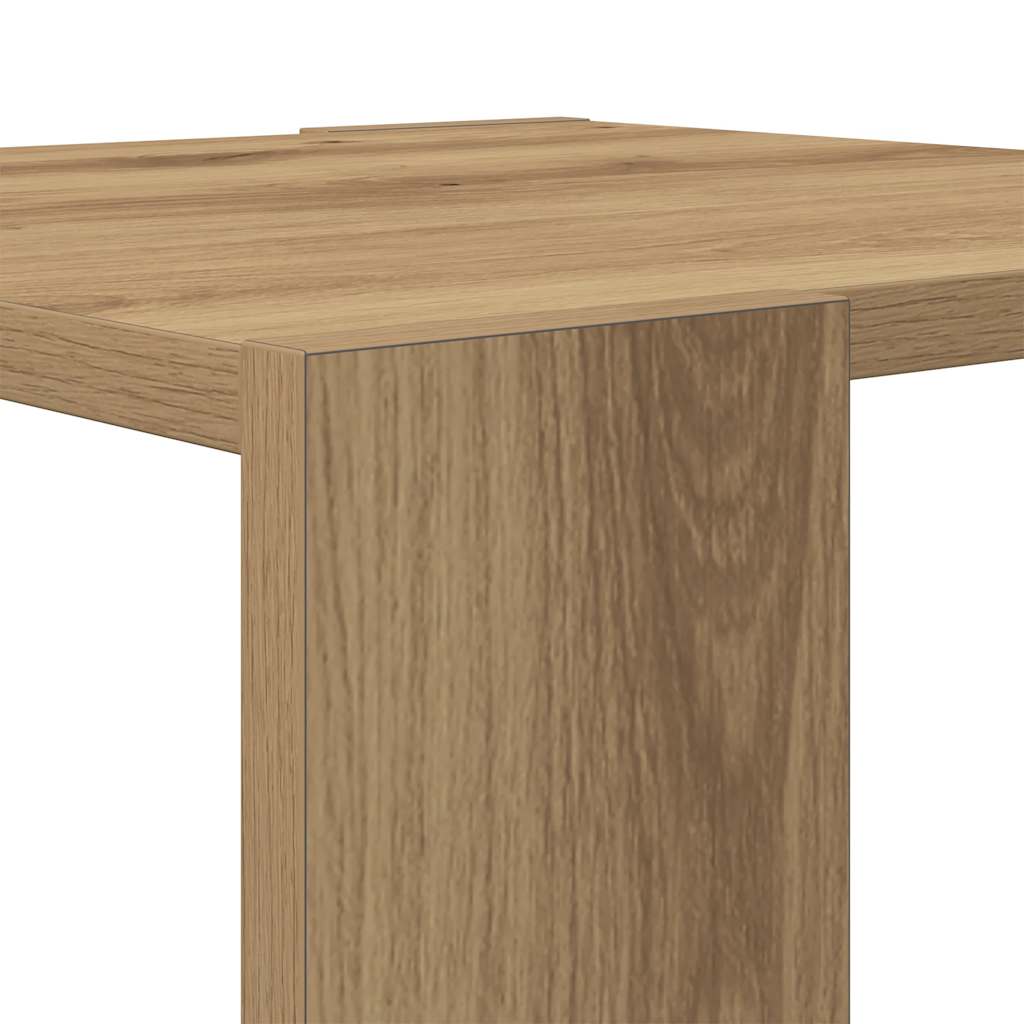 Tavolino Salotto Rovere Artigianale 40x40x30 cm in Truciolato