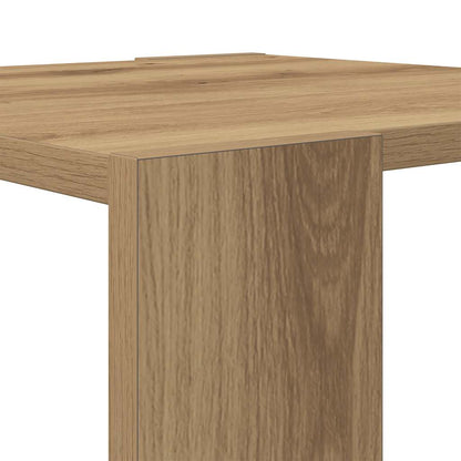 Tavolino Salotto Rovere Artigianale 40x40x30 cm in Truciolato