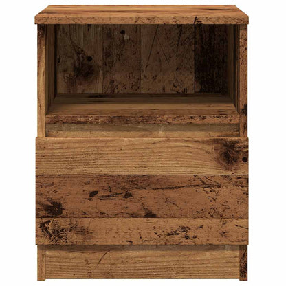 Comodino Legno Antico 40x40x50 cm in Legno Multistrato - homemem39