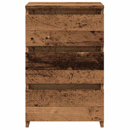 Comodino Legno Antico 40x35x62,5 cm in Legno Multistrato - homemem39